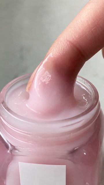 Skincare texture close-up